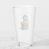 Pirate Poodle � Funny Sea Dog Glas (Rückseite)