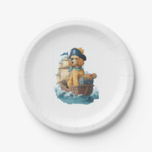 Pirate Poodle � Funny Sea Dog Pappteller