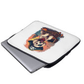 Pirate Poodle Plunder Laptopschutzhülle (Vorne Knopf)