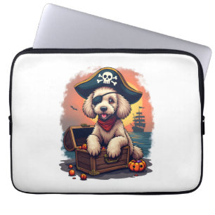 Pirate Poodle Plunder Laptopschutzhülle