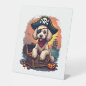 Pirate Poodle Plunder Sockelschild (Vorderseite)