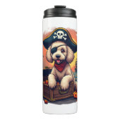 Pirate Poodle Plunder Thermosbecher (Vorderseite)