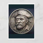 Pirate. Postcard Postkarte (Vorderseite)
