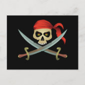 Pirate Postcard Postkarte (Vorderseite)