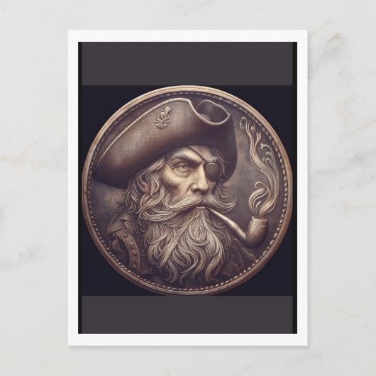 Pirate. Postcard Postkarte (Vorderseite)
