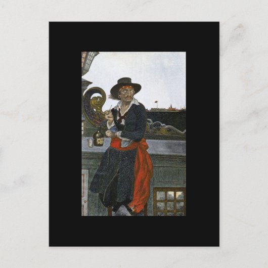 Pirate Postkarte (Vorderseite)