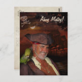 Pirate Postkarte (Vorne/Hinten)