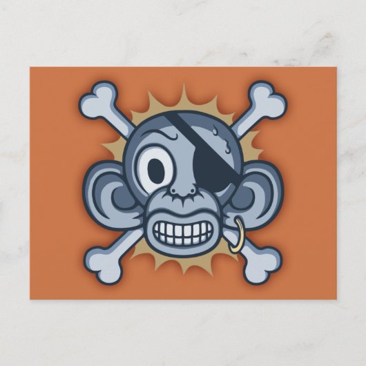 Pirate Postkarte (Vorderseite)