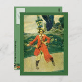 Pirate Postkarte (Vorne/Hinten)
