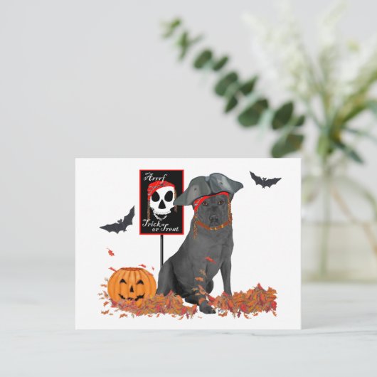 Pirate Postkarte (Stehend Vorderseite)