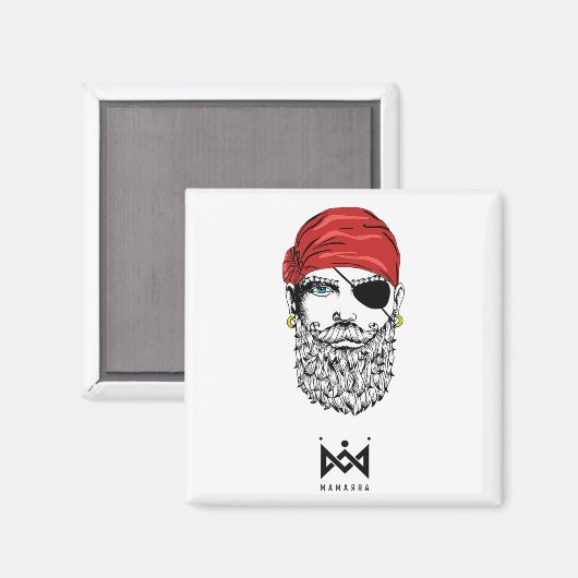 Pirate Premium Magnet (Vorderseite/Rückseite)
