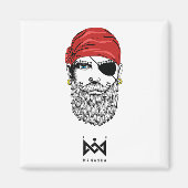 Pirate Premium Magnet (Vorne)