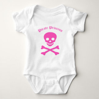 Pirate Princess Crossbones Baby Strampler