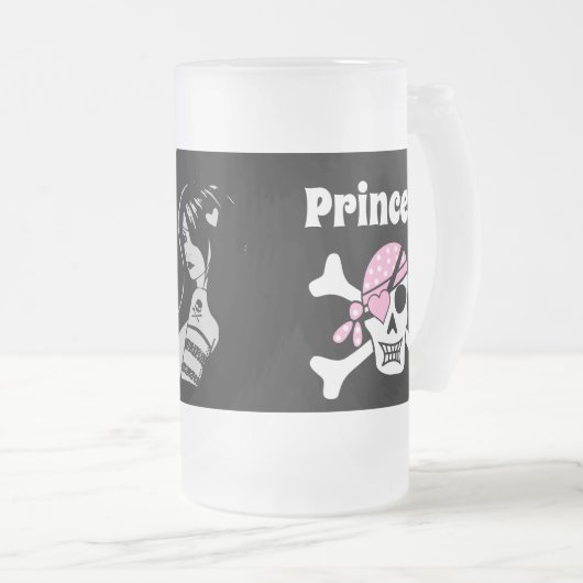 Pirate Princess Mattglas Bierglas (VorderseiteRechts)