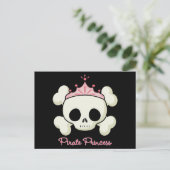Pirate Princess Postkarte (Stehend Vorderseite)