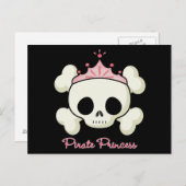 Pirate Princess Postkarte (Vorne/Hinten)