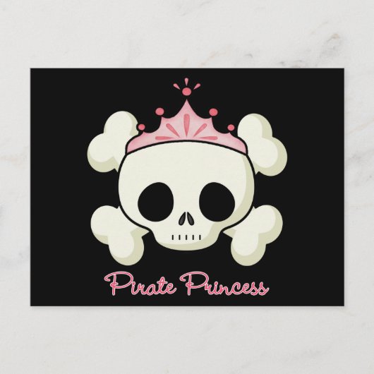 Pirate Princess Postkarte (Vorderseite)