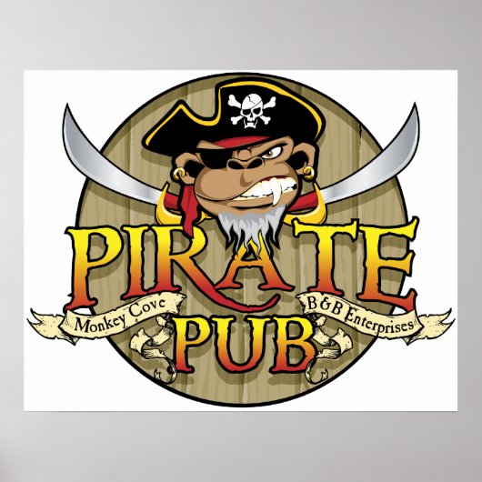 Pirate Pub Poster (Vorne)
