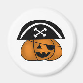 Pirate Pumpkin Magnet (Vorne)