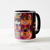 Pirate Pumpkin Pups Tasse (VorderseiteRechts)