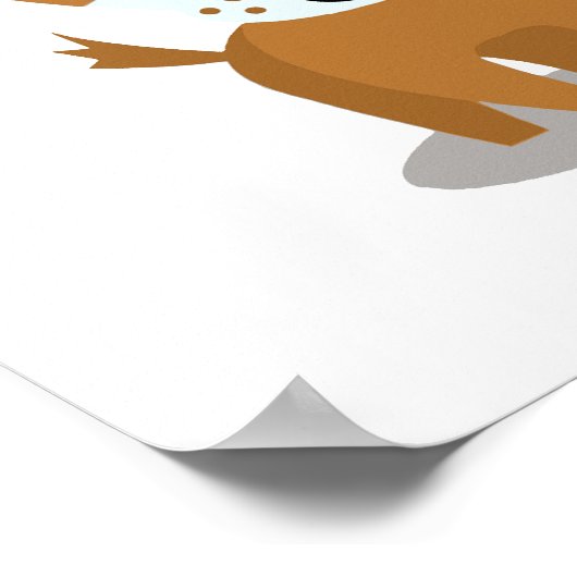 Pirate Puppy Poster (Ecke)