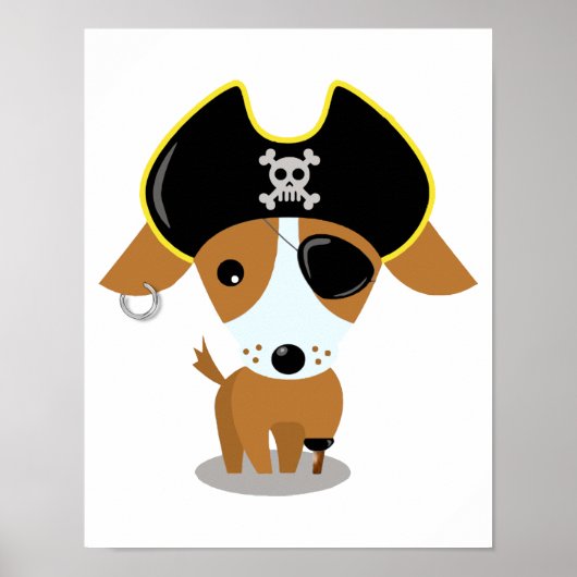 Pirate Puppy Poster (Vorne)