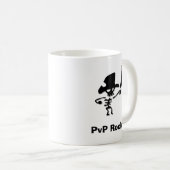 Pirate PvP Rocks Kaffeetasse (VorderseiteRechts)