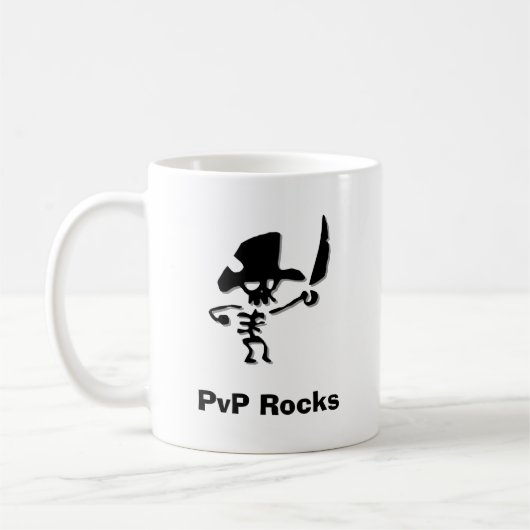 Pirate PvP Rocks Kaffeetasse (Links)