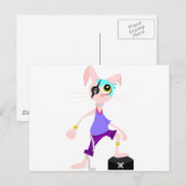 Pirate Rabbit Postkarte (Vorne/Hinten)