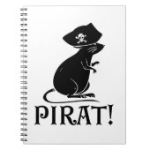 Pirate Rat | Pirate House Rat Rodent Gift Notizblock (Vorderseite)