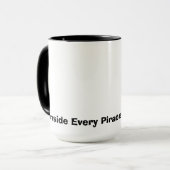 Pirate Rat Tasse (Vorderseite Links)