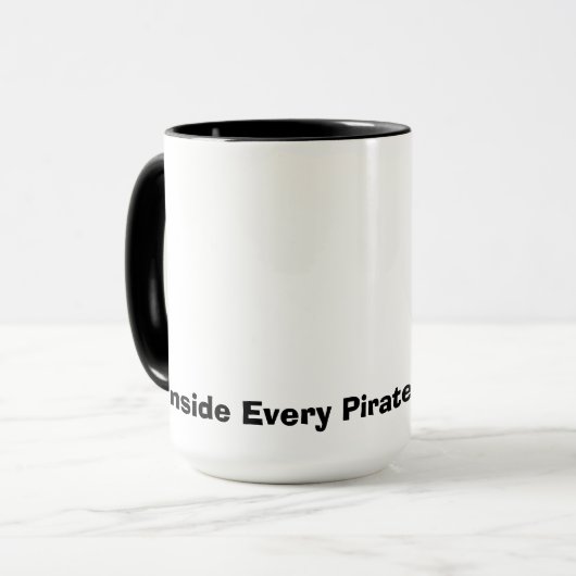 Pirate Rat Tasse (Vorderseite Links)