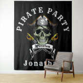 Pirate Royal Pirate Party Hintergrund Wandteppich (Beispiel)