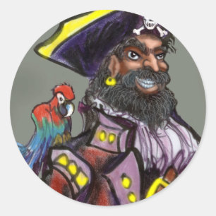 Pirate Runder Aufkleber