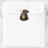 Pirate Runder Aufkleber (Tasche)