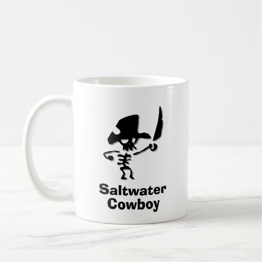 Pirate Saltwater Cowboy Kaffeetasse (Links)