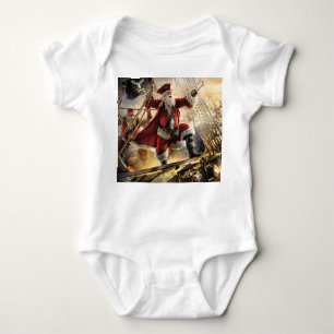 Pirate Santa Baby Strampler