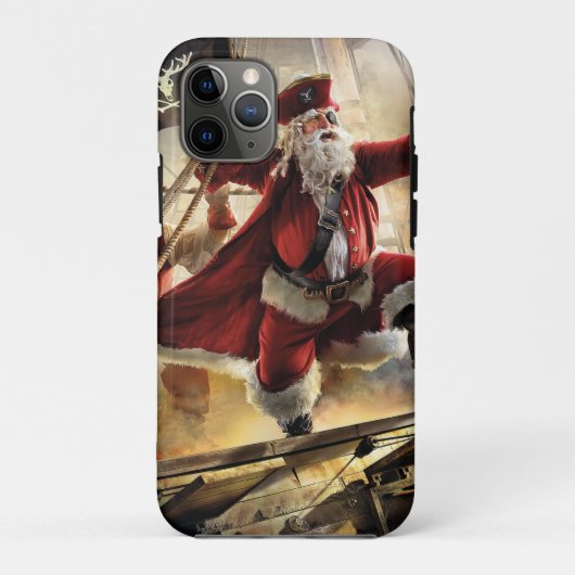 Pirate Santa Case-Mate iPhone Hülle (Rückseite)
