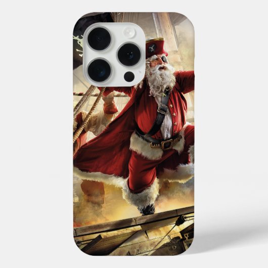 Pirate Santa Case-Mate iPhone Hülle (Rückseite)