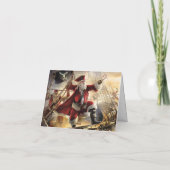 Pirate Santa Dankeskarte (Rückseite)
