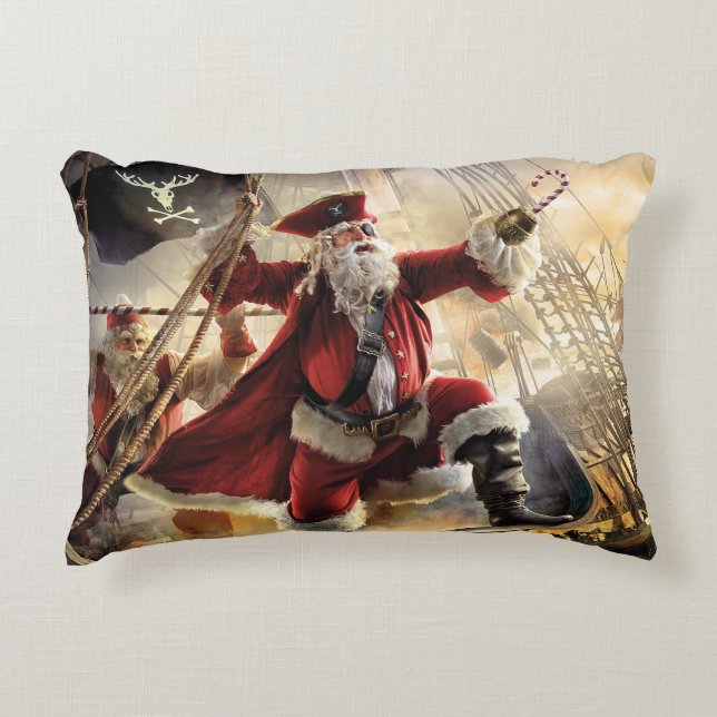 Pirate Santa Dekokissen (Vorderseite)