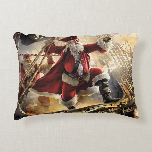 Pirate Santa Dekokissen (Vorderseite)