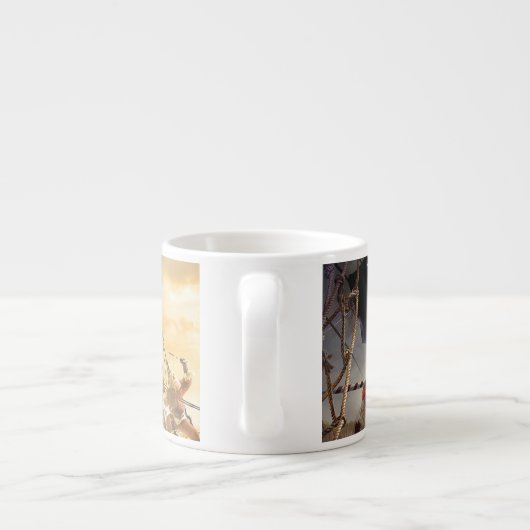 Pirate Santa Espressotasse (Rückseite)