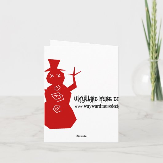 Pirate Santa Feiertagskarte (Rückseite)