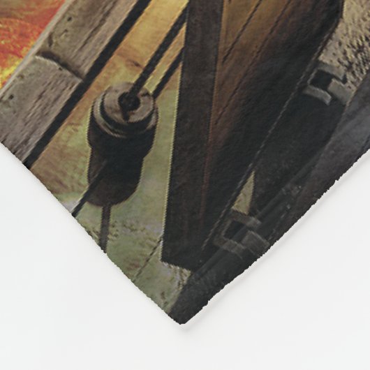 Pirate Santa Fleecedecke (Ecke)