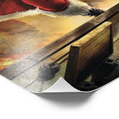 Pirate Santa Fotodruck (Ecke)