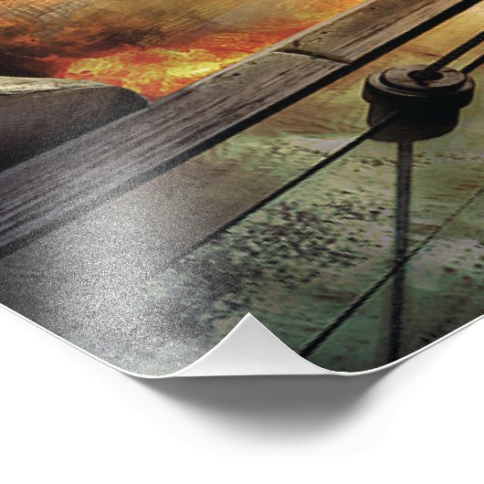 Pirate Santa Fotodruck (Ecke)