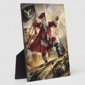 Pirate Santa Fotoplatte (Seite)