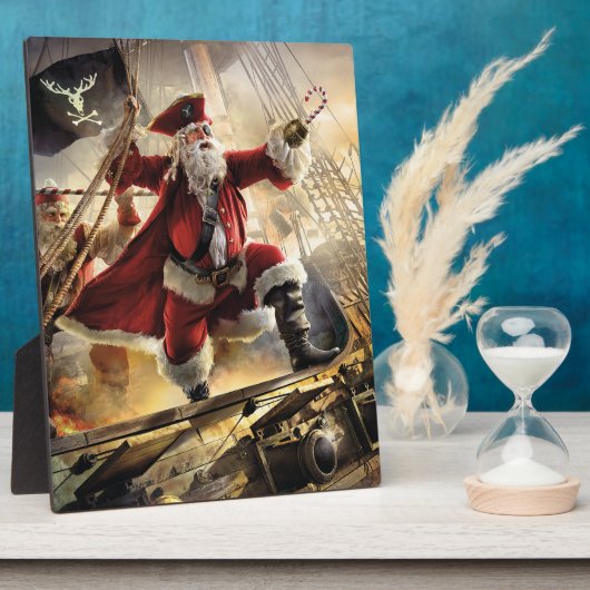 Pirate Santa Fotoplatte (Seite)