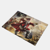 Pirate Santa Fußmatte (Schrägansicht)